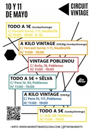 Circuito de Mercadillos Vintage en Barcelona