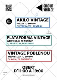 Circuito de Mercadillos Vintage en Barcelona