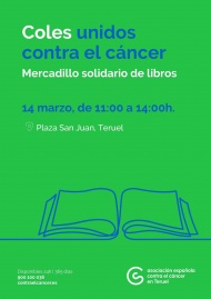 Coles Unidos Contra el C�ncer. Mercadillo de libros en Teruel