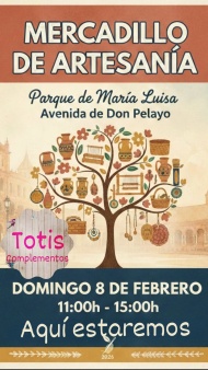 Mercadillo de artesan�a en parque de Mar�a Luisa