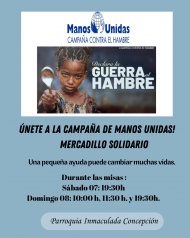 Mercadillo Solidario de Manos Unidas