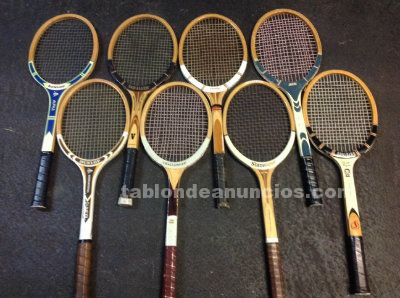 Raquetas tenis de madera
