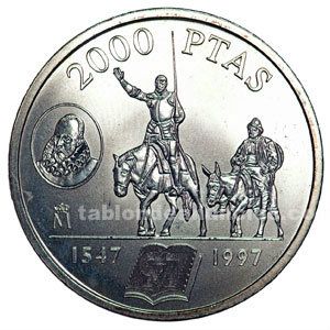 Moneda conmemorativa 2000 ptas. 1997