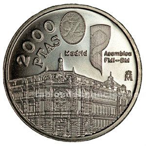Moneda conmemorativa 2000 ptas 1994