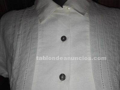Camisa de lino y algodon