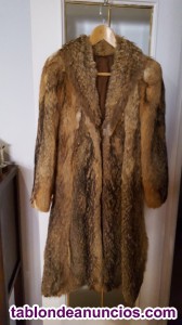 Vendo abrigo zorro jaspeado talla 42 -44