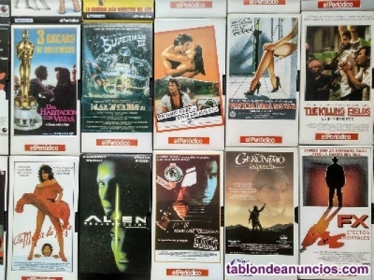 Diario ''El periódico'' - Colección de 39 películas (VHS)