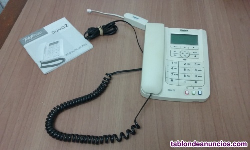 Telefono de telefonica modelo Domo 2, con visor y manos libres, se puede utiliza