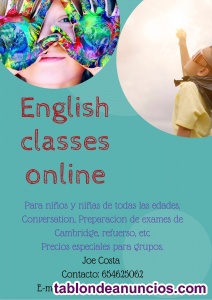  CLASES DE INGLES ONLINE. IMPROVE YOUR ENGLISH IN A FUN WAY!