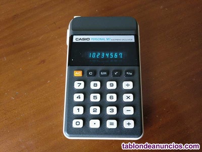 Calculadora casio personal m1 h-813 electronic calculator años 70. Made in japan