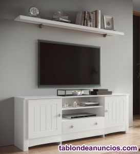 Mueble de tv y estante pared  lacado nuevo de fabrica