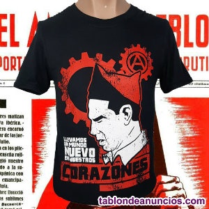 Camisetas Buenaventura Durruti - Llevamos un mundo nuevo en nuestros corazones