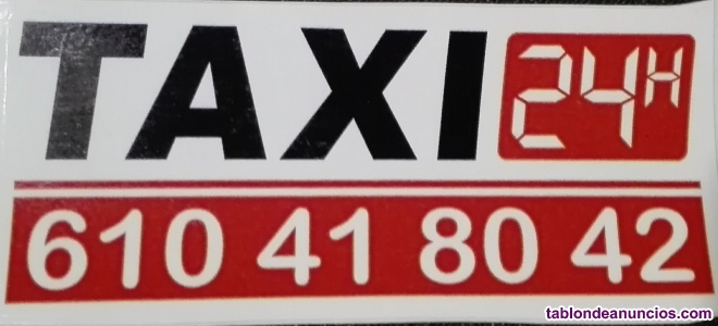 Taxi servicio 24horas