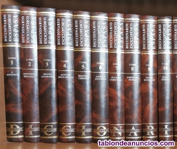 Diccionario enciclopdico espasa (24 + 3 tomos)