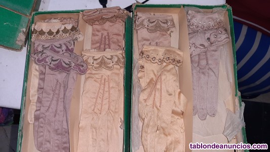 Venta guantes mujer primeros siglo xx. Vintage