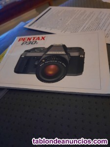 Cámara  Pentax P30T con flash 