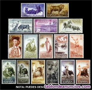 1254-69 Serie completa Tauromaquia - 1960