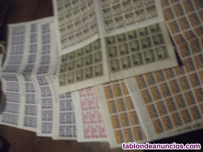 Lote sellos pliegos 1940