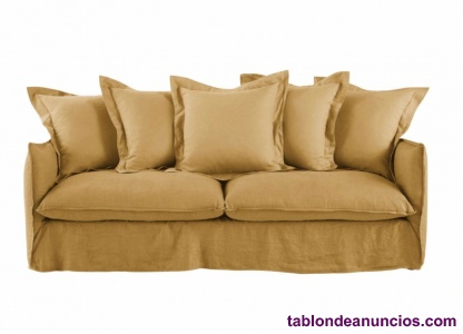 TABLÓN DE ANUNCIOS - Sofa-Cama de Maisons Du Monde Mode Barcelone Color  Mostaza