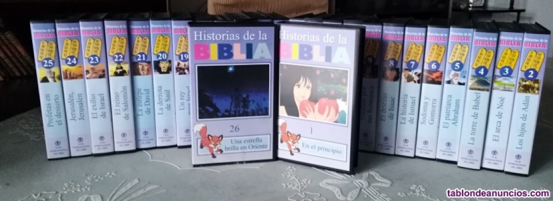 Ampliar fotos Cintas vhs LA BIBLIA Cintas vhs LA BIBLIA