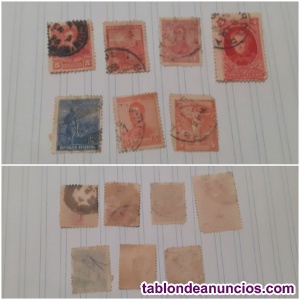 Vendo 7 sellos antiguos de argentina(1892-1922) usados en buen estado