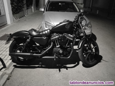 Harley Davidson Sporster Iron Negra mate