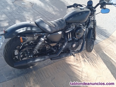 TABLÓN DE ANUNCIOS - Harley Davidson Sporster Iron Negra mate, Motos segunda  mano