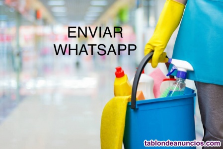 Cuidadora y limpiadora de hogar (enviar WhatsApp)