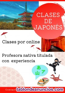 Clases de japonés online / presencial