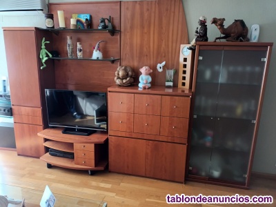 Mueble salon modular madera maciza