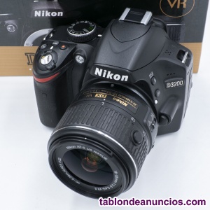 Nikon D3200 24.2mp Full HD (perfecto estado) + Funda