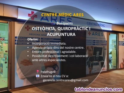 Especialista en Acupuntura aut�noma para colaboraci�n