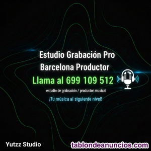 Ampliar fotos Estudio Grabación Pro Barcelona Productor Estudio Grabación Pro Barcelona Productor