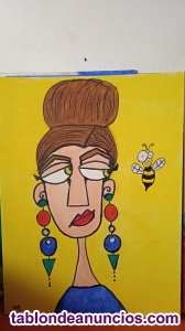 Ampliar fotos Rostro de mujer con moño  Rostro de mujer con moño