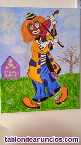 Ampliar fotos Payaso tocado el violín  Payaso tocado el violín