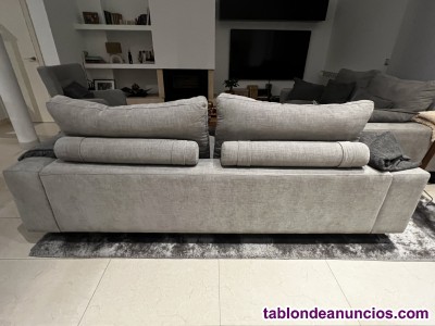 Sof� 3 plazas tela Gris
