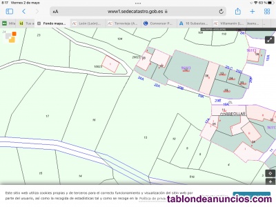 Finca con casa en ruinas 