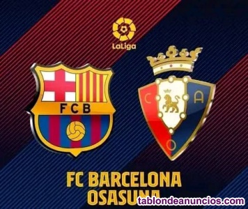 Entradas bar�a - osasuna 