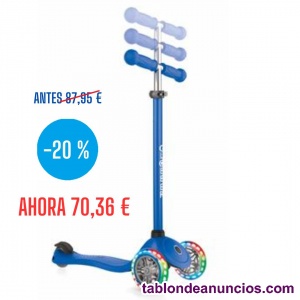 PATINETE PRIMO LUCES AZUL (Nuevo, sin estrenar)