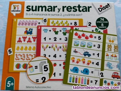Juego educativo sumar y restar diset