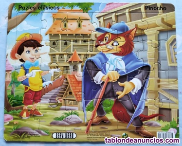 Seis puzzles infantiles variados