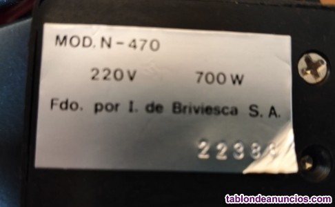 Vendo brasero electrico solac 40 cm