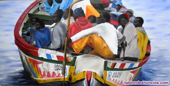 Cuadro al �leo Sin equipaje