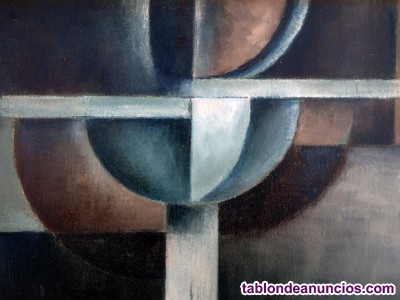 Cuadro al �leo Velando armas