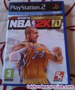 Ps2 - sony playstation 2 - nba 2k10 - pal espa�a