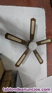 Vendo ventilador techo con luz