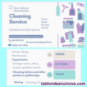 Order, Cleanliness and Harmony