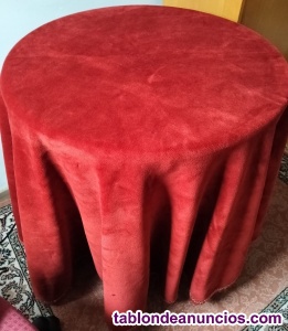 Faldas terciopelo para mesa camilla 70 cm diametro