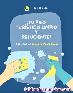 Limpieza pisos tur�sticos 