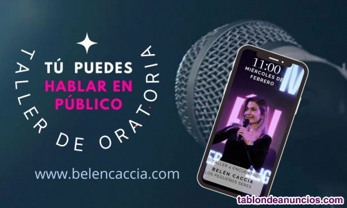  Taller de Oratoria � 4 Encuentros (febrero 2026)